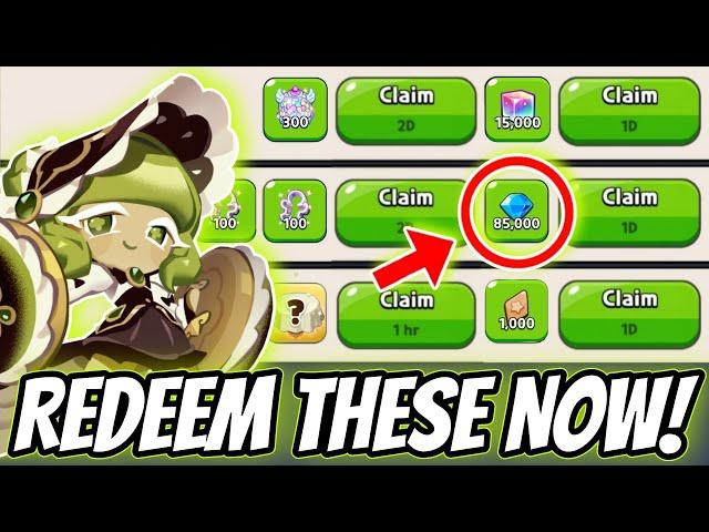 REDEEM NOW  Claim Massive Rewards in Cookie Run Kingdom!