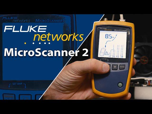 Fluke Networks MicroScanner 2 TDR Lan Cable Tester