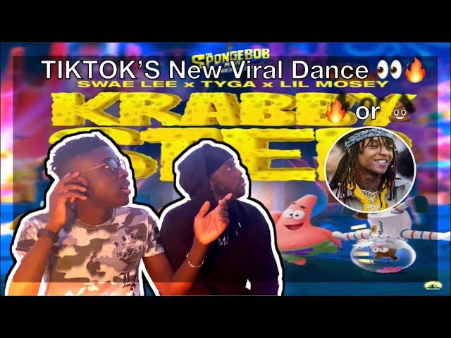 TIKTOK GON’ STEAL THIS!! | Krabby Step - Swae Lee, Tyga + Lil Mosey REACTION | UK