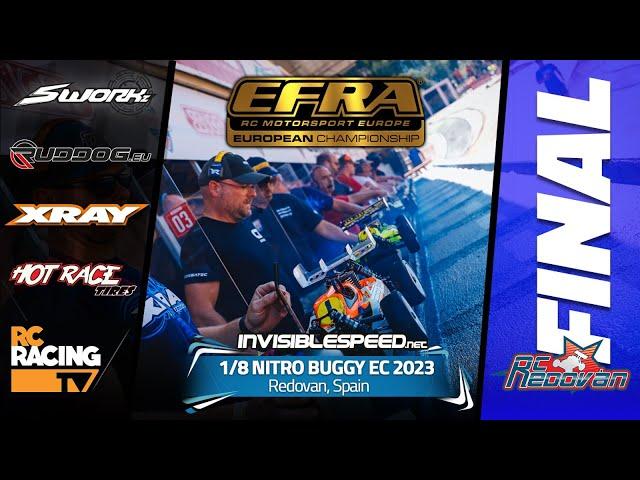 THE A MAIN FINAL- 2023 EFRA Nitro Buggy Euros 2023 Presented by INVISIBLESPEED.NET