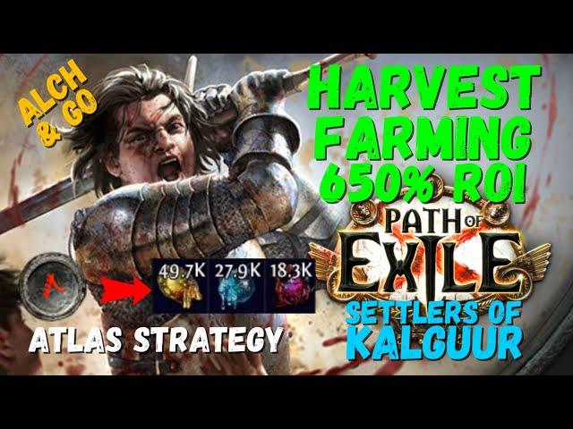 STOP CRYING That You Can't Farm Enough Currency! - Alch & Go Harvest Farming with 9 div/h, 650% ROI