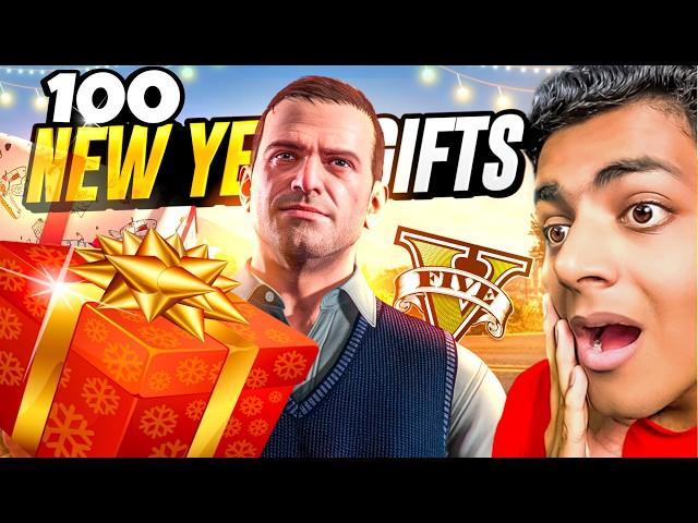 I OPENED 100 NEW YEAR GIFTS IN GRAND RP | WHAT DID I GET?