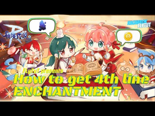 Ragnarok Mobile | How to get 4th line enchantment #ROM #RagnarokMEternalLove