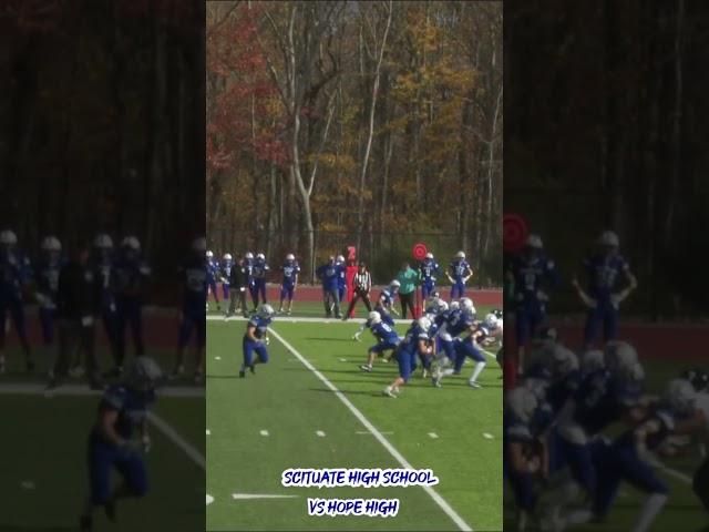 Scituate Spartans High School Football vs Hope High School #football #highlights #sports #highschool