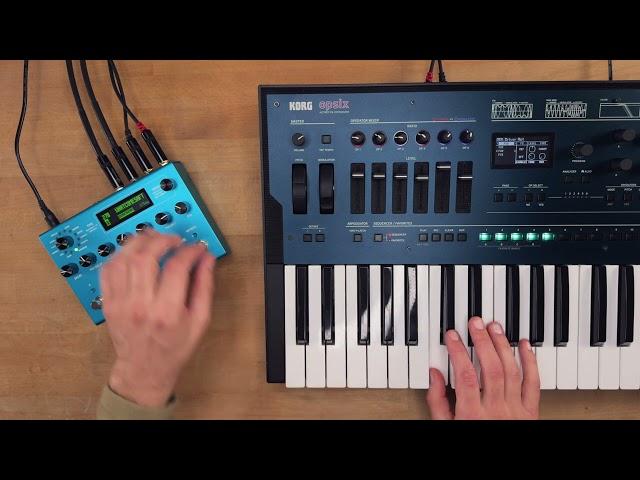 Strymon BigSky MX Dual Reverb Demo with Synth (Korg opsix)