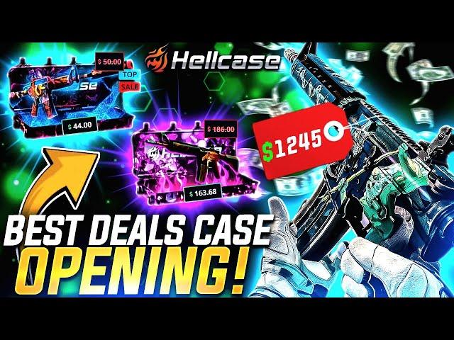 BEST DEALS OPENING AND INSANE DROP HELLCASE !? !! HELLCASE PROMO CODE 2025 ! HELLCASE CASE OPENING !