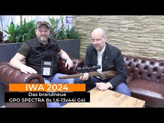 IWA 2024: Das brandneue GPO SPECTRA 8x 1,6-13x44i G4i Fiber mit optionaler ASV