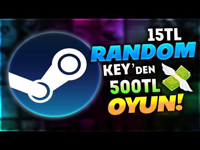 Random Key'den 500 TL'lik Dev Oyun Çıkartmak! 20 Adet Random Key Açılışı!