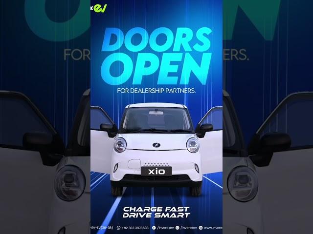 INVEREX XIO is open for dealers! Join the future of smart driving today. #EV  #ChargeFastDriveSmart