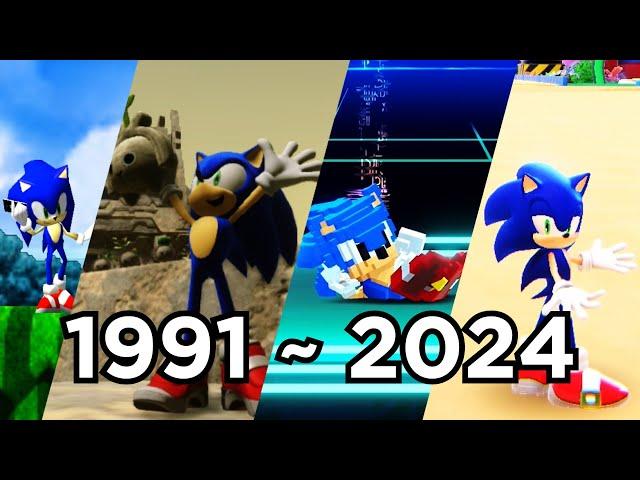 Sonic Idle Animations; [Evolution] 58 Games (1991 to 2024) 