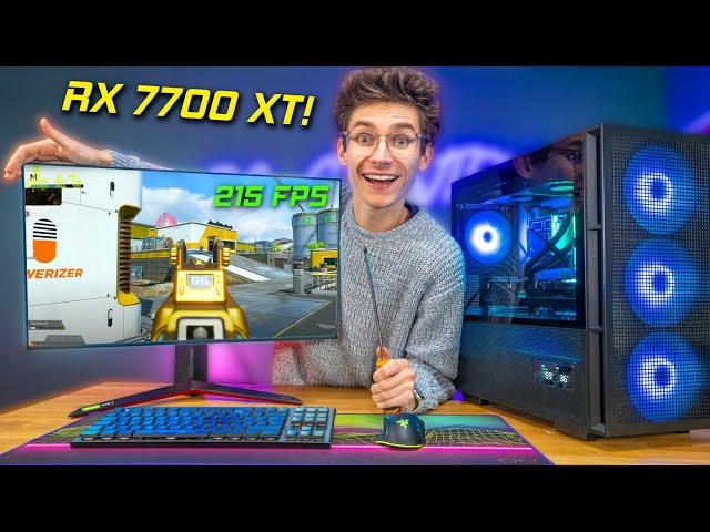 The ULTIMATE 1440p Gaming PC Build 2024!  (RX 7700 XT, Ryzen 7700) | AD