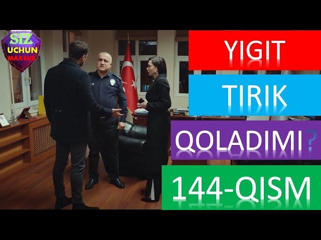 QORA NIYAT 144 QISM O'ZBEK TILIDA TURK FILMI 144 QISM