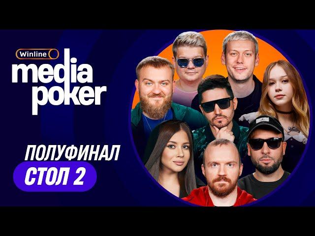 Шастун, Иванченко, Kefir, Горох, Dread, Пташенчук, Дедищев, Morphe_ya | WINLINE MEDIA POKER - Стол 2