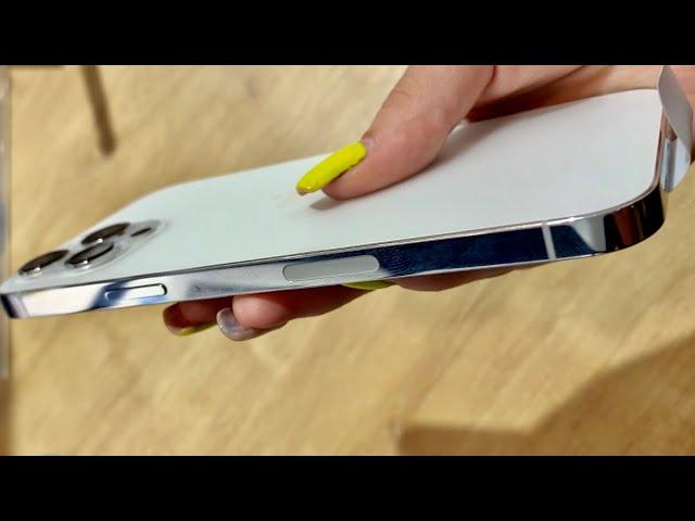 Unboxing Apple iPhone 12 Pro Max Silver / White USA