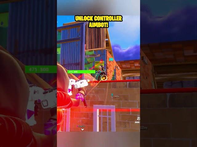 HOW TO GET CONTROLLER AIMBOT! #fortnite #fortniteshorts #shorts