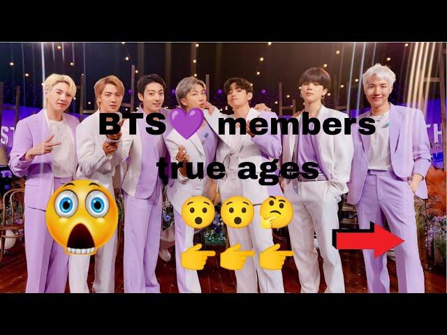 What Are The Real Ages Of BTS / Who Is 27Years Old In BTS 