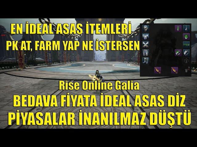 Rise Online En İdeal Asas Pk, Farm İtemleri | İtem Fiyatları Çok Düştü