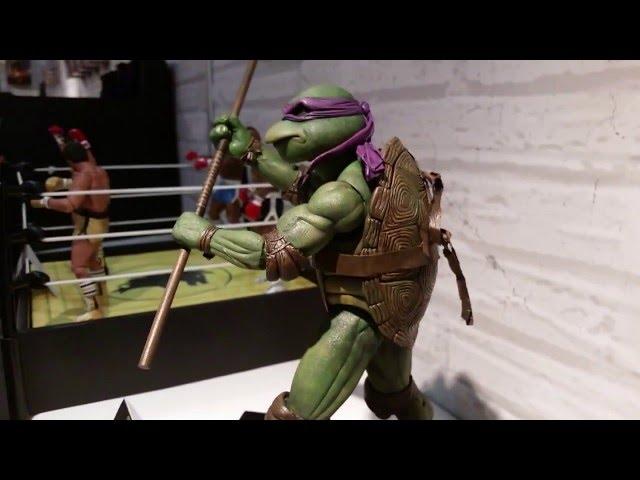 Neca 1990 TMNT Donatello 1/4 scale Figure. - Toy Fair 2016