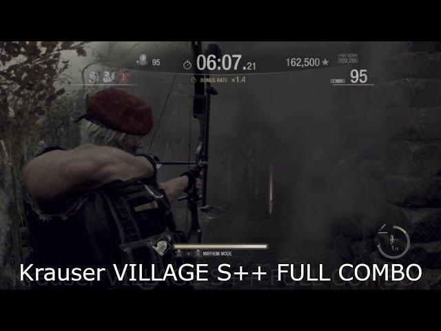 Resident Evil 4 Remake KRAUSER VILLAGE S++ FULL COMBO ||THE MERCENARIES||