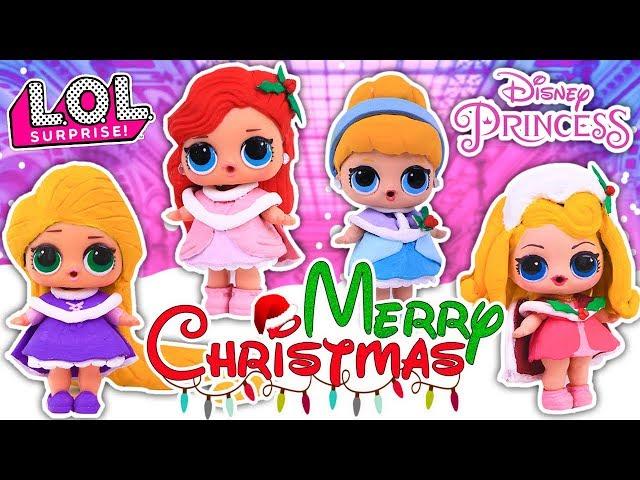 DISNEY PRINCESSES Baby Dolls Custom LOL SURPRISE Dolls Repaint Series DIY ToysTutorial