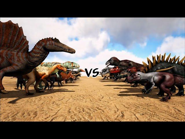 Prehistoric Beasts Dino VS Additional Creatures 2 Dino | ARK Dino Battle | DINOWORLD