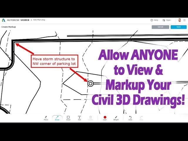 Create Shared Views to Allow ANY Stakeholder to View & Markup Civil 3D Drawings!