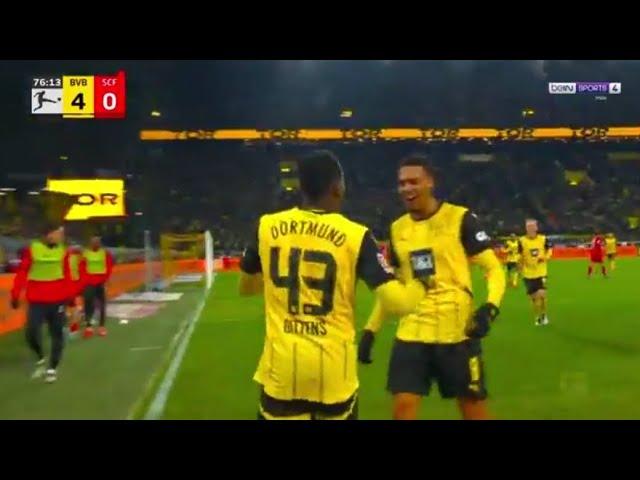 Jamie Gittens Goal Today, BVB Dortmund vs Freiburg FC (4-0), All Goals Results/Extended Highlights