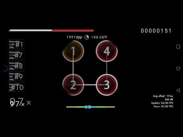 how to get relax pp record on osu!droid