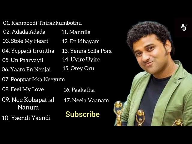 Devi Sri prasad love hits tamil tamil love playlist collection dsp audio jukebox