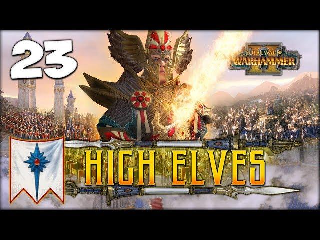 TOWER UNDER SIEGE! Total War: Warhammer 2 - High Elves Campaign - Tyrion #23