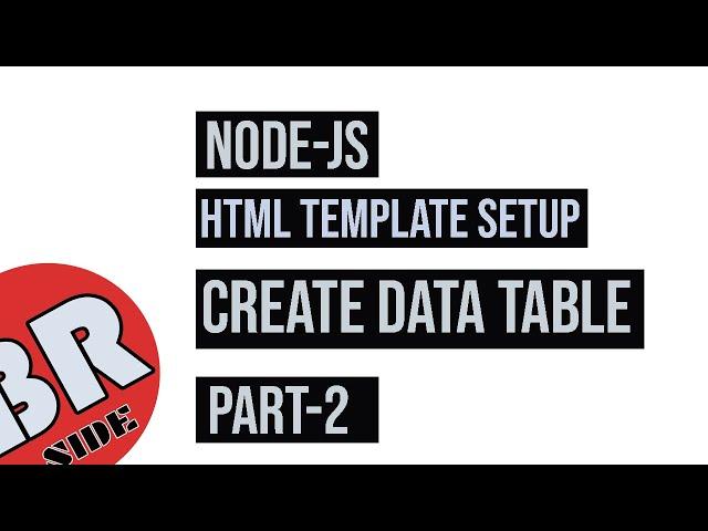 Node.js DataTable Tutorial: Fetching Data and Utilizing Bootstrap DataTables