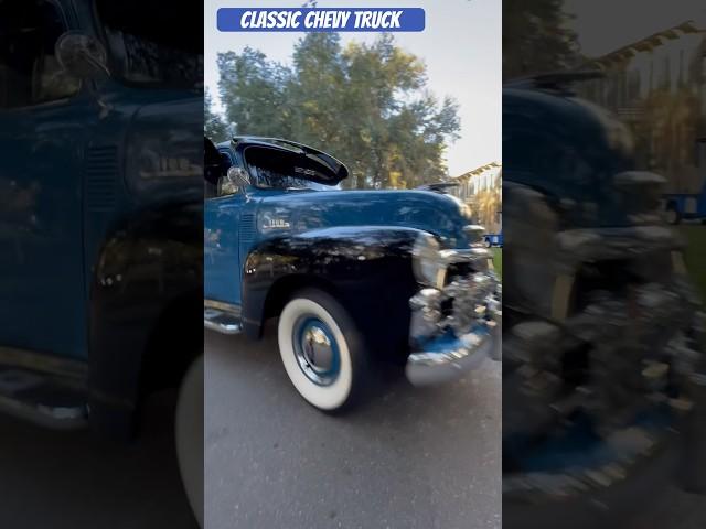 Classic Chevy Truck Rolls Up