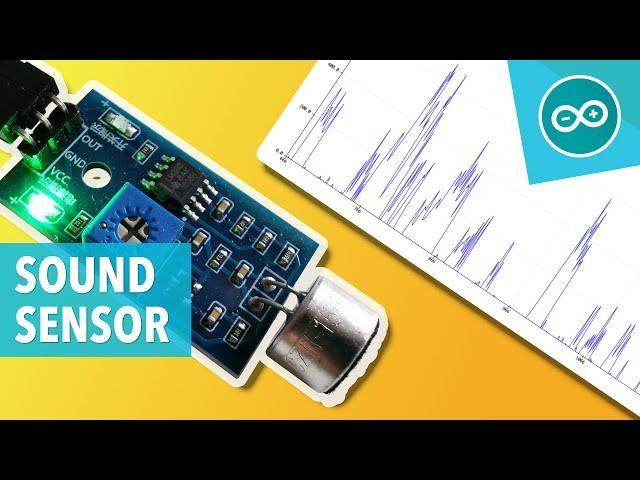 SOUND SENSOR DATA ON ARDUINO SERIAL PLOTTER - Arduino tutorial #30