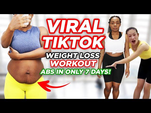 VIRAL tiktok weight loss dance workout (SHOCKING RESULTS!)