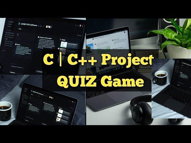 C | C++ Project | Quiz Application | Quiz Game | How to Create a Quiz Game using C and C++