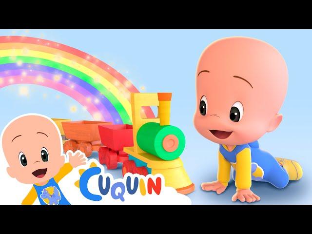 The Rainbow Train | Having Fun with Cuquin | Kids Songs