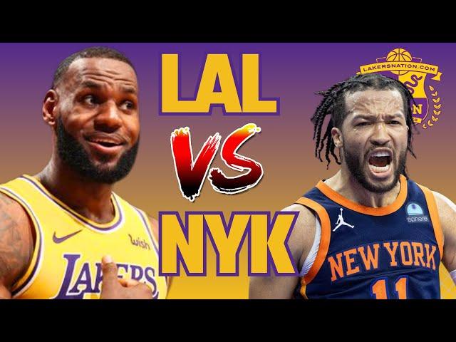 Lakers vs Knicks LIVE Play By Play And Reaction