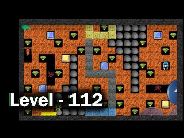 Diamond mine level 112 collected all 30 diamonds
