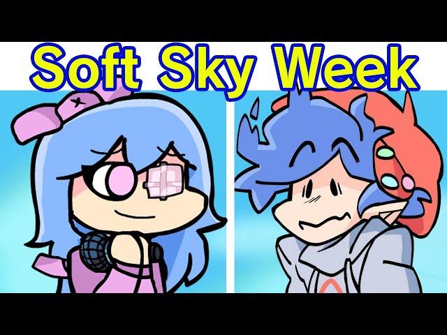 Friday Night Funkin' - VS Soft Sky FULL WEEK + Cutscenes (FNF Mod/Hard) (Sky Soft VS BF Softie)