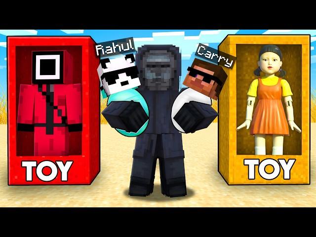 We Got ADOPTED By SQUID GAME TOYS in Minecraft!