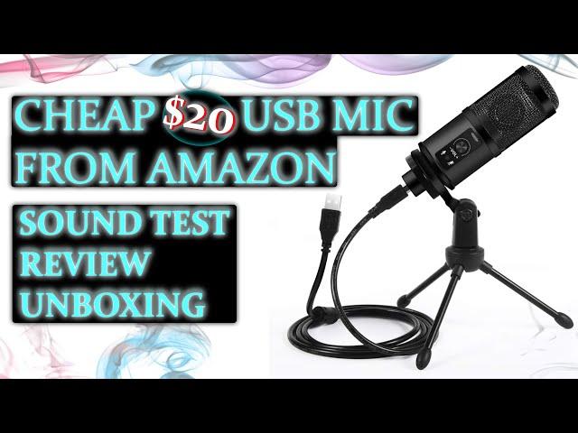 Cheap Amazon USB Mic | 2021 Review - Sound Test - Unboxing