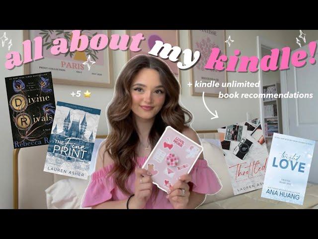 all about my kindle + kindle unlimited book recommendations!!  (is it worth it?)