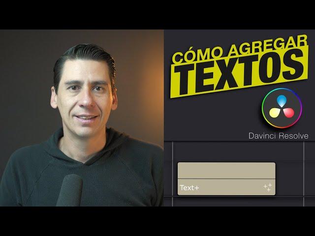 Cómo Agregar TEXTOS en DaVinci Resolve 18