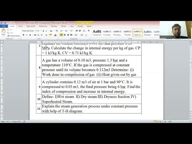 Most IMP questions for  Thermal Engineering for W-24 Exam