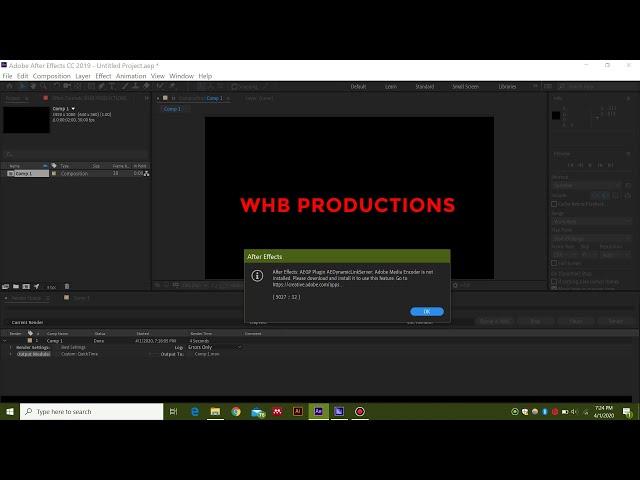 How to fix After effects Dynamic link problem (Alternative Method)