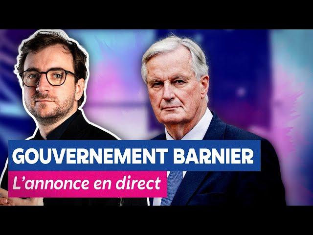 Découverte du gouvernement Barnier en direct ! - Stream du 21/09/2024