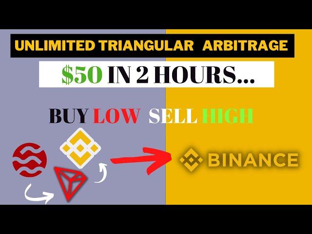 Master This Unlimited Triangular Arbitrage On Binance and Make $50 In 2Hours