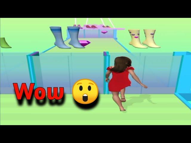 Clothes Run Game|Clothes Run Gameplay All Levels iOS, Android Game Walkthrough #shorts