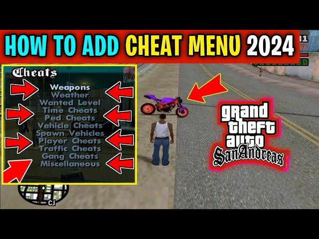 CHEAT MENU | How To Add Cheat Menu in GTA San Andreas | GTA San Andreas Cheat Menu | SHAKEEL GTA