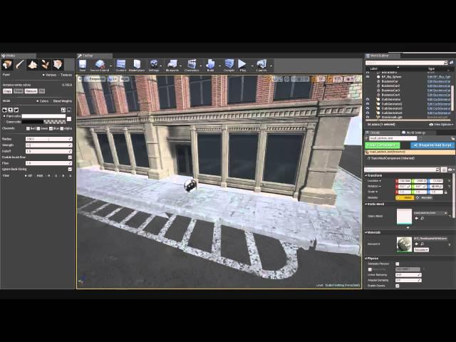 Procedural Curbs & Road system